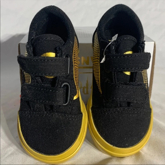 Vans x Harry Potter Old Skool Golden Snitch Velcro Toddler Sneakers - Picture 5 of 7